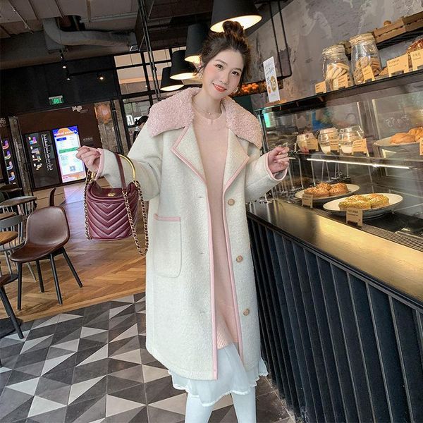 women's wool & blends 2021 winter long imitation jacket women fashion female yellow black warm woman coat large ladies windbreaker
women's wool & blends 2021 winter long imitation jacket women fashion female yellow black warm woman coat large ladies windbreaker