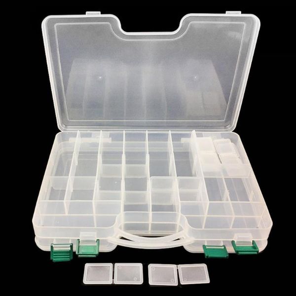 large capacity transparent plastic fishing lure box fish bait hook tackle storage case container accessories
large capacity transparent plastic fishing lure box fish bait hook tackle storage case container accessories