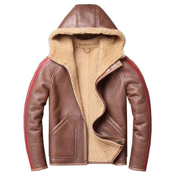 men's leather & faux ,winter sheep fur coat,natural wool shearling,thick warm jacket,mens sheepskin coat.plus size jackets., Black
men's leather & faux ,winter sheep fur coat,natural wool shearling,thick warm jacket,mens sheepskin coat.plus size jackets., Black