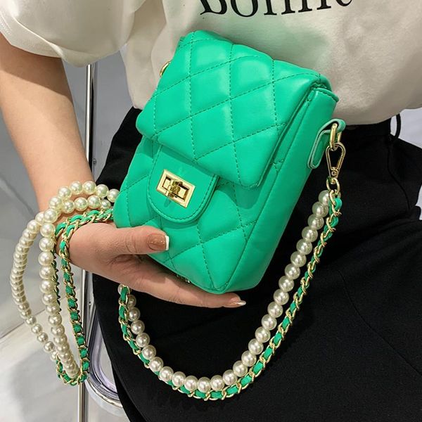 cross body green small flap shoulder bag female diamond lattice crossbody pearl chain handbags luxury leather women's messenger sac
cross body green small flap shoulder bag female diamond lattice crossbody pearl chain handbags luxury leather women's messenger sac