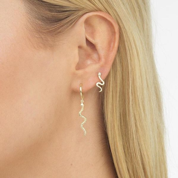dangle & chandelier women gold filled earring snake shape delicate simple classic fashion cute animal charming jewelry, Silver
dangle & chandelier women gold filled earring snake shape delicate simple classic fashion cute animal charming jewelry, Silver