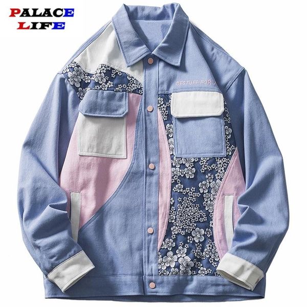 men's jackets hip hop streetwear flower embroidery denim jacket men patchwork jeans 2021 autumn harajuku cotton student couple outwear, Black;brown
men's jackets hip hop streetwear flower embroidery denim jacket men patchwork jeans 2021 autumn harajuku cotton student couple outwear, Black;brown