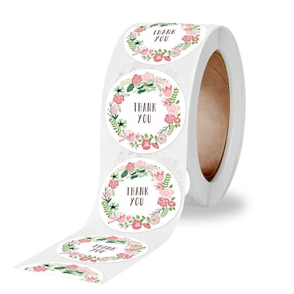 500pcs flower thank you stickers round seal label for candy gift box packing bag wrap
500pcs flower thank you stickers round seal label for candy gift box packing bag wrap