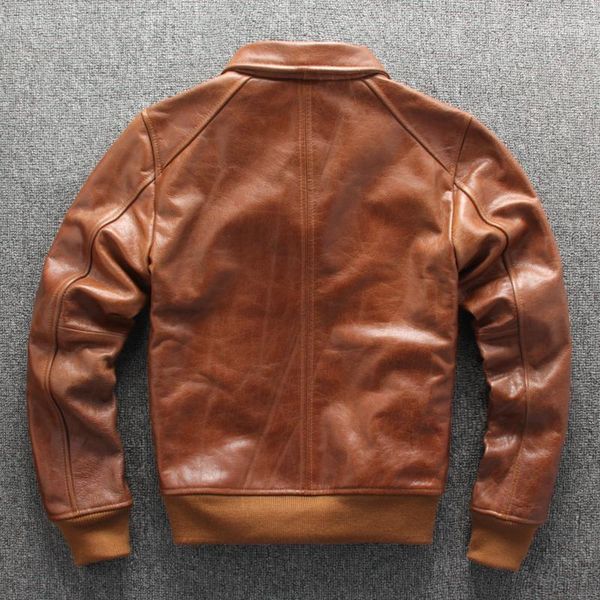 brown men slim fit motorcycle leather jacket large size xxxl genuine cowhide spring biker's natural coat ng men's & faux, Black
brown men slim fit motorcycle leather jacket large size xxxl genuine cowhide spring biker's natural coat ng men's & faux, Black