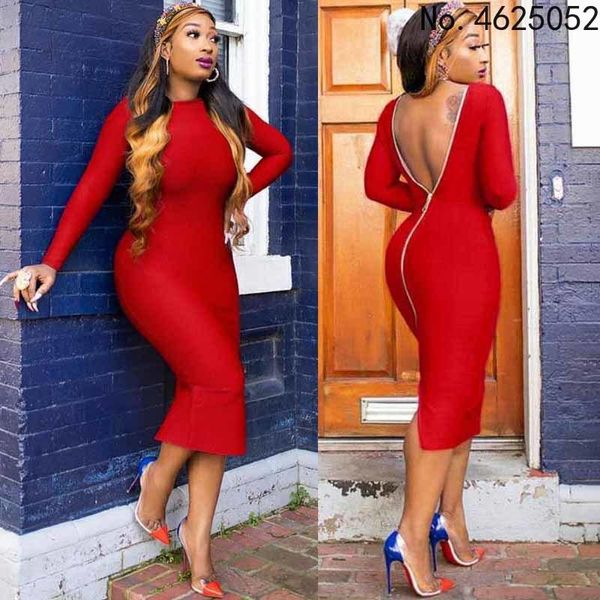casual dresses 2021 women's fashion bodycon zipper back dress solid round neck celebrity party night club tight female clothes, Black;gray
casual dresses 2021 women's fashion bodycon zipper back dress solid round neck celebrity party night club tight female clothes, Black;gray