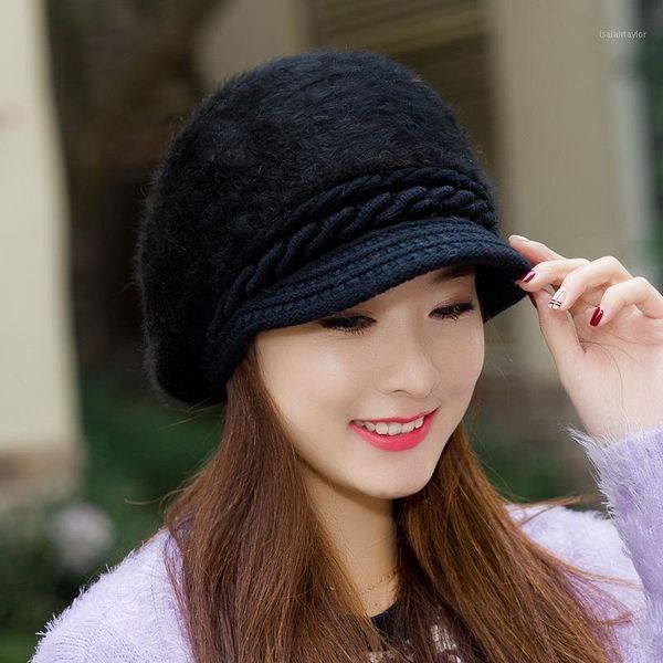 hat female winter korean-style fur solid color cricket-cap beret warm knitted wool autumn and fashion berets, Blue;gray
hat female winter korean-style fur solid color cricket-cap beret warm knitted wool autumn and fashion berets, Blue;gray