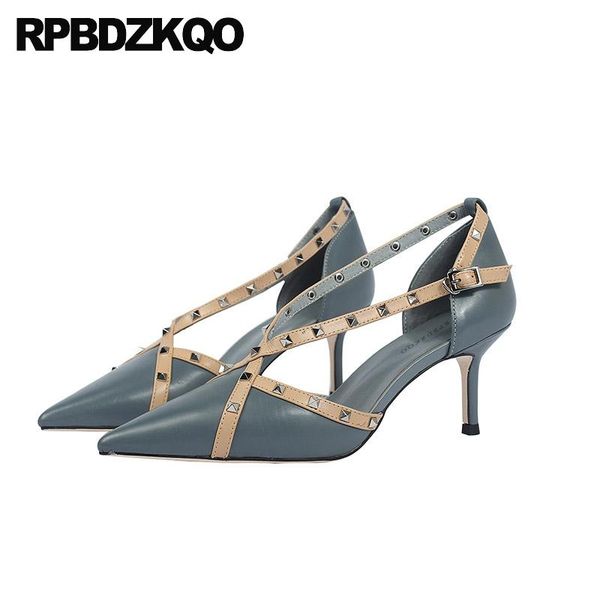 dress shoes stiletto pumps rivet cross strap gray ladies sandals pink modern summer size 4 34 pointed toe stud white high heels, Black
dress shoes stiletto pumps rivet cross strap gray ladies sandals pink modern summer size 4 34 pointed toe stud white high heels, Black