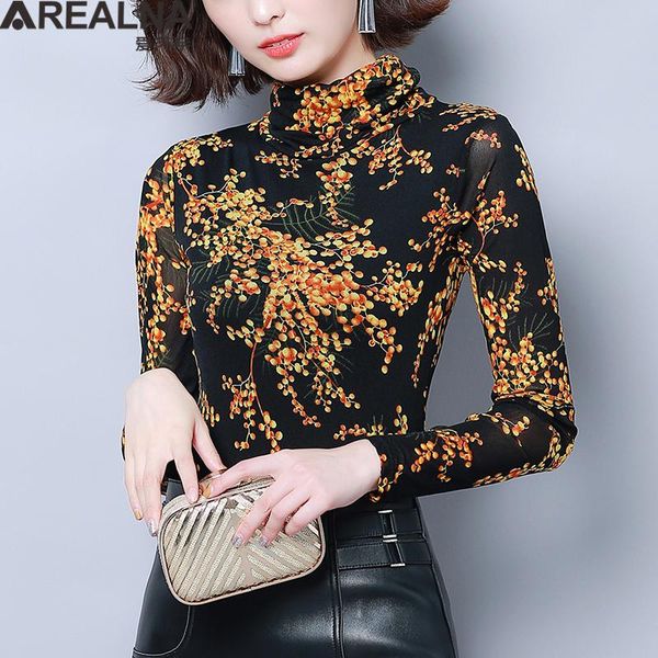 large sizes long sleeve blouse women autumn korean clothes see through mesh sheer floral high elasticity vintage shirt women's blou, White
large sizes long sleeve blouse women autumn korean clothes see through mesh sheer floral high elasticity vintage shirt women's blou, White