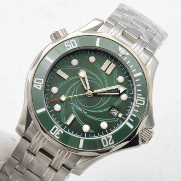 green circle sterile wizard plate hippocampus 300 series automatic mechanical clock gentlemen steel tape, Slivery;brown
green circle sterile wizard plate hippocampus 300 series automatic mechanical clock gentlemen steel tape, Slivery;brown