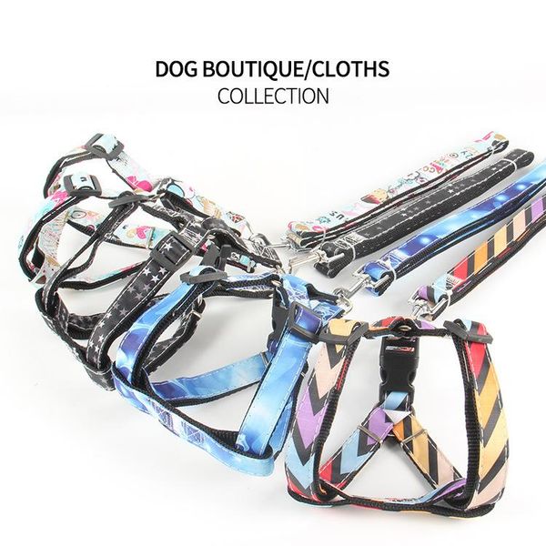 pet traction rope printed cloth chest strap dog walking chain collar collars & leashes
pet traction rope printed cloth chest strap dog walking chain collar collars & leashes