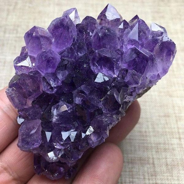 1pc natural amethyst crystal quartz cluster healing ornament purple stone feng decoration 2021 shui sale i1x7 decorative objects & figurines
1pc natural amethyst crystal quartz cluster healing ornament purple stone feng decoration 2021 shui sale i1x7 decorative objects & figurines