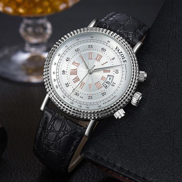wristwatches yazole watches men business waterproof date watch for luxury casual gift husband with box montre homme, Slivery;brown
wristwatches yazole watches men business waterproof date watch for luxury casual gift husband with box montre homme, Slivery;brown