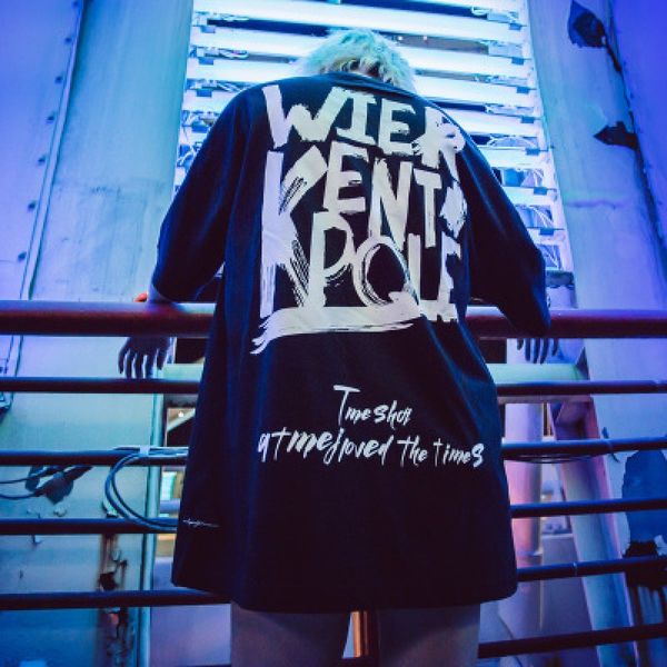 summer shirt short tshirt fashion lets loose impression tshirts hip hop streetwear men's clothes, White;black
summer shirt short tshirt fashion lets loose impression tshirts hip hop streetwear men's clothes, White;black