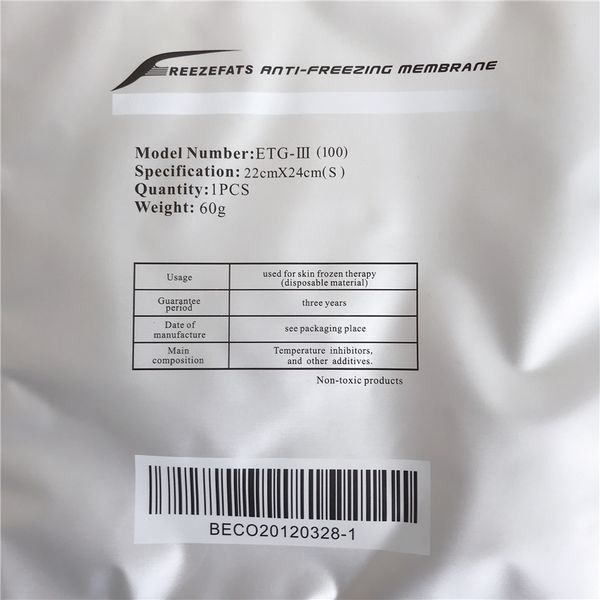 anti e gel pad cryolipolysis antie membrane with msds for cryolipolysis slimming weight loss machine
anti e gel pad cryolipolysis antie membrane with msds for cryolipolysis slimming weight loss machine