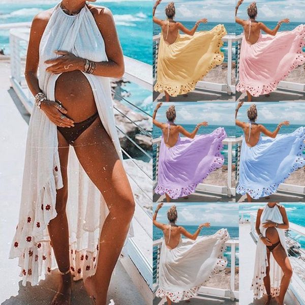 maternity dresses summer womens pregnants strap backless pography print cotton blends pregnancy dress for po shoot, White
maternity dresses summer womens pregnants strap backless pography print cotton blends pregnancy dress for po shoot, White