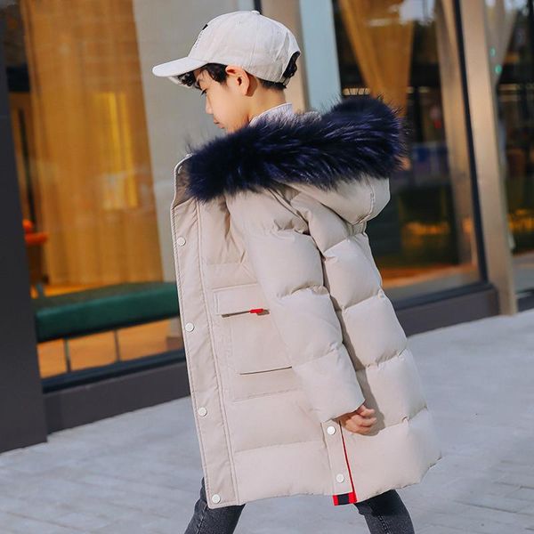 --30 degrees thick warm down winter boy duck coat child natural fur pants hat clothing 7-12 years old, Blue;gray
--30 degrees thick warm down winter boy duck coat child natural fur pants hat clothing 7-12 years old, Blue;gray