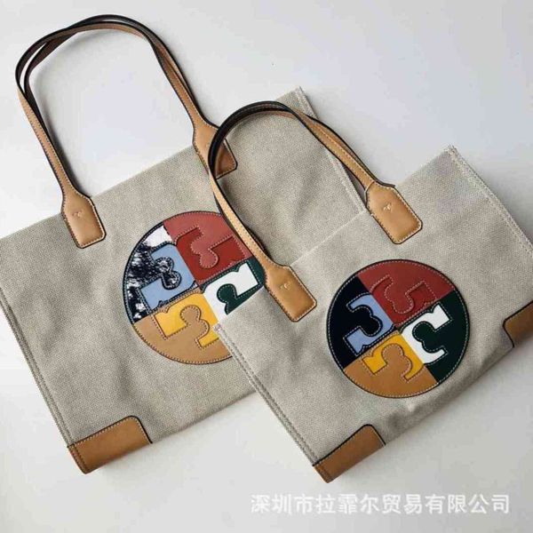 tb new shopping bag tote pure cotton canvas with leather one shoulder casual hand (small needs remarks)
tb new shopping bag tote pure cotton canvas with leather one shoulder casual hand (small needs remarks)