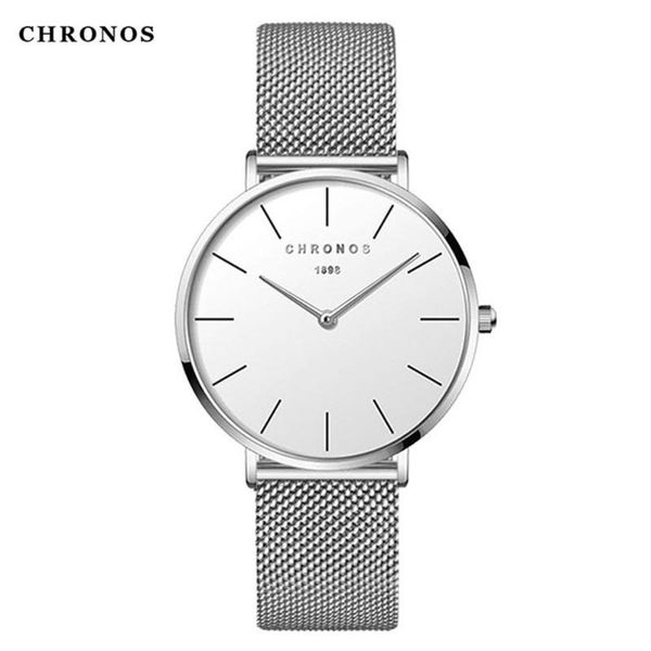 wristwatches chronos women watch ladies luxury simple stainless steel mesh strap band japan quartz movement clock ch33, Slivery;brown
wristwatches chronos women watch ladies luxury simple stainless steel mesh strap band japan quartz movement clock ch33, Slivery;brown