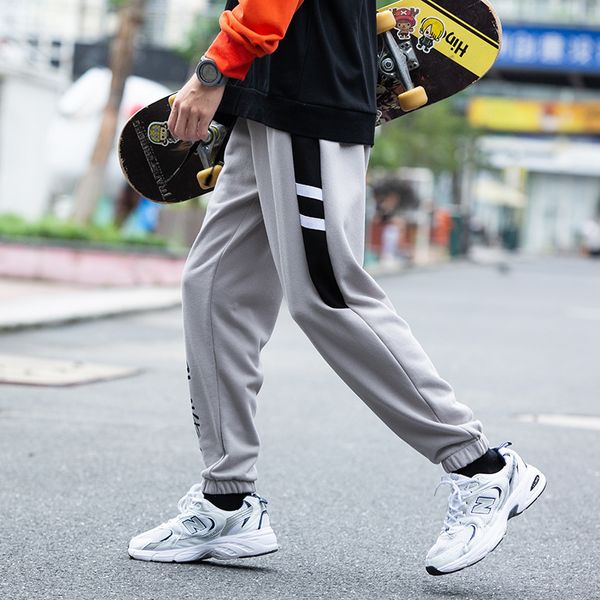 men's pants casual printed trousers streetwear jogger spring autumn sweatpants ankle-length women's mquj, Black
men's pants casual printed trousers streetwear jogger spring autumn sweatpants ankle-length women's mquj, Black
