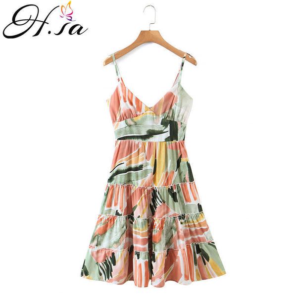 h.sa women party mini dress strap vestidos sleeveless high waist pleated vestidos boho mujer floral summer party dress 210716, Black;gray
h.sa women party mini dress strap vestidos sleeveless high waist pleated vestidos boho mujer floral summer party dress 210716, Black;gray