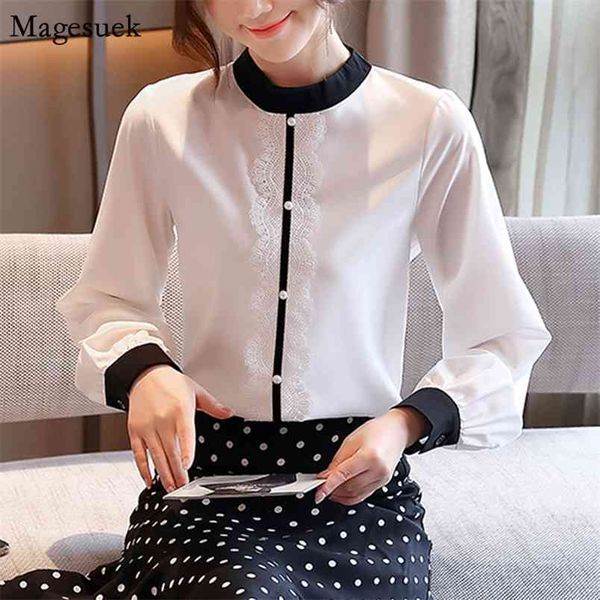 autumn long sleeve women korean style elegant white chiffon blouse office button up shirt blusas 10666 210512, Black;gray
autumn long sleeve women korean style elegant white chiffon blouse office button up shirt blusas 10666 210512, Black;gray