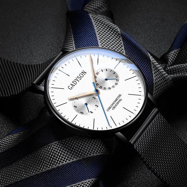 wristwatches men watch wrist business luxury quartz watches classic wristwatch mens simple mesh belt male clock for man relogio masculino, Slivery;brown
wristwatches men watch wrist business luxury quartz watches classic wristwatch mens simple mesh belt male clock for man relogio masculino, Slivery;brown
