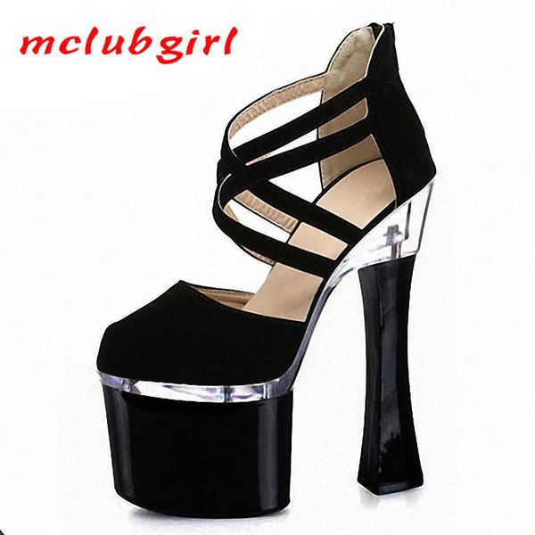 mclubgirl 18cm super high heels platfrom sandsls fish bottom female waterproof platform roman women's shoes lyp-q-080-4 sandals, Black
mclubgirl 18cm super high heels platfrom sandsls fish bottom female waterproof platform roman women's shoes lyp-q-080-4 sandals, Black