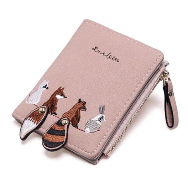 card holders fashion women wallet lovely cartoon animals small coin zipper purse holder package for girls female, Brown;gray
card holders fashion women wallet lovely cartoon animals small coin zipper purse holder package for girls female, Brown;gray