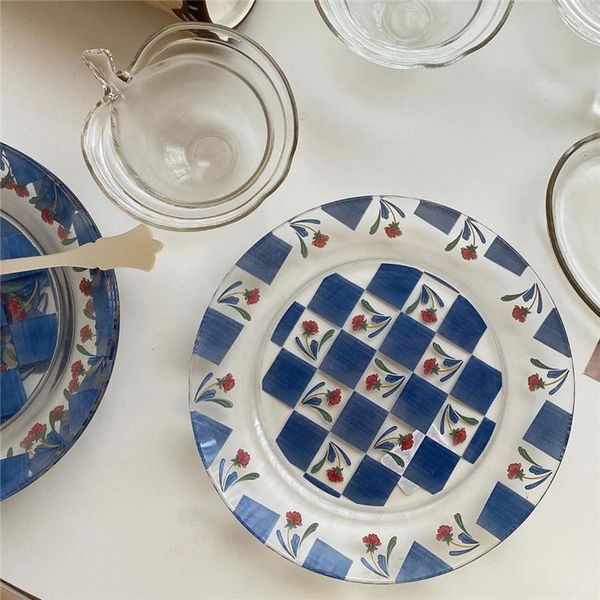 dishes & plates korean ins flower glass plate vintage medium antique blue cake dessert dinner
dishes & plates korean ins flower glass plate vintage medium antique blue cake dessert dinner