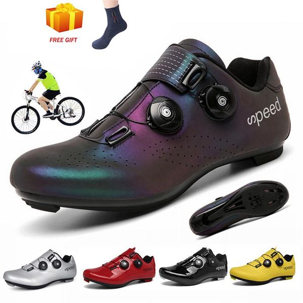 road cycling shoes men mtb self-locking riding luminous ultralight bicycle speed sneakers zapatillas ciclismo hombre footwear, Black
road cycling shoes men mtb self-locking riding luminous ultralight bicycle speed sneakers zapatillas ciclismo hombre footwear, Black
