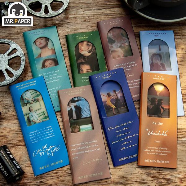 bookmark mr.paper 8 designs ins style collection movie series creative handbook diy decorative stationery student office supplie
bookmark mr.paper 8 designs ins style collection movie series creative handbook diy decorative stationery student office supplie