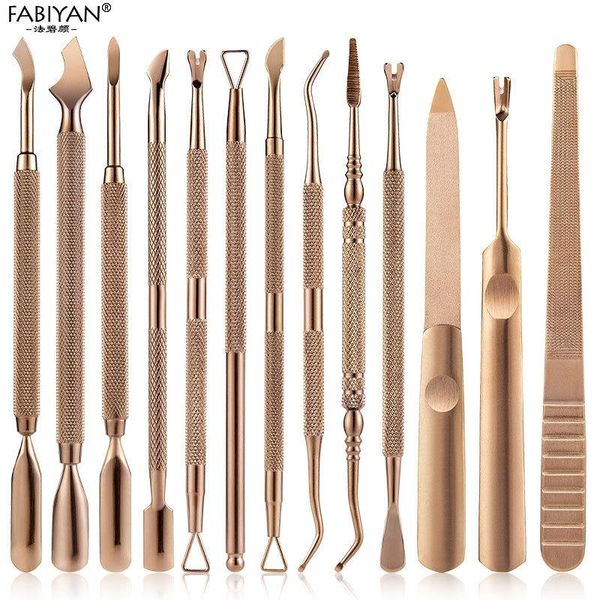 nail art kits 13 bronze steel push stainless multi-functional cleaning and exfoliating remover tools
nail art kits 13 bronze steel push stainless multi-functional cleaning and exfoliating remover tools