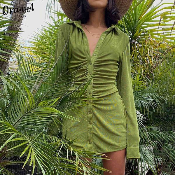 orangea autumn women long sleeve velvet botton bodycon mini dress elastic hight streetwear elegant female fashion high street, Black;gray
orangea autumn women long sleeve velvet botton bodycon mini dress elastic hight streetwear elegant female fashion high street, Black;gray