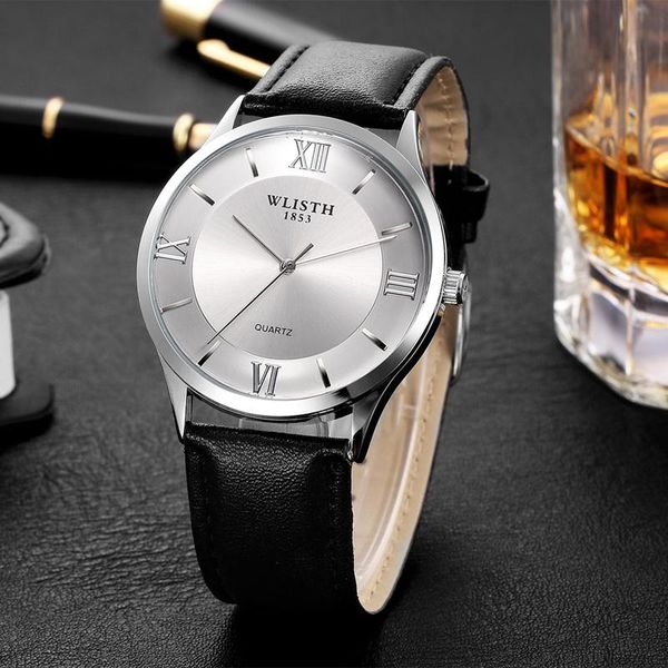 wristwatches men's watches fashion leather quartz watch men casual sports male erkek kol saati wristwatch montre hombre relogio masculi, Slivery;brown
wristwatches men's watches fashion leather quartz watch men casual sports male erkek kol saati wristwatch montre hombre relogio masculi, Slivery;brown