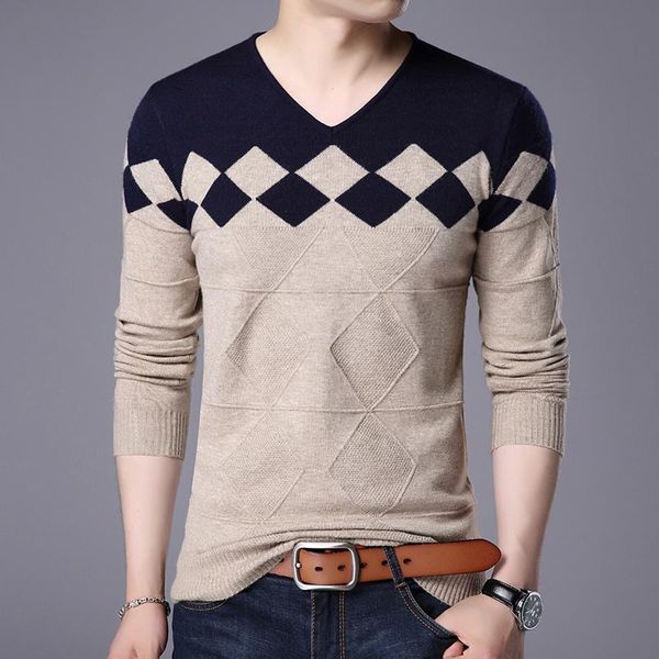 men's sweaters quality pullover argyle fashion fit slim brand high knit mens v neck sweater autum korean woolen casual jumper clothes, White;black
men's sweaters quality pullover argyle fashion fit slim brand high knit mens v neck sweater autum korean woolen casual jumper clothes, White;black