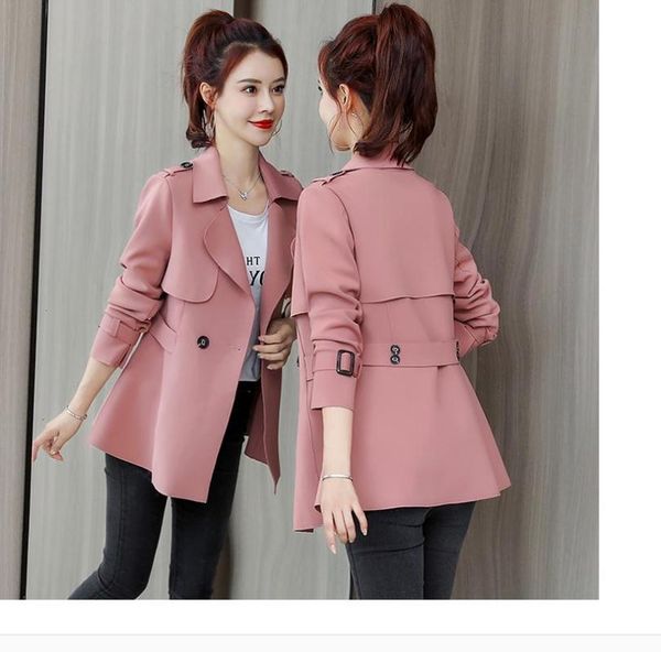 women's trench coats 2021 spring and autumn winter long sleeve windbreaker coat, Tan;black
women's trench coats 2021 spring and autumn winter long sleeve windbreaker coat, Tan;black