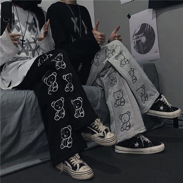 women's pants & capris women oversize korean wide leg cartoon print harajuku trousers streetwear autumn fashion casual sweatpants femal, Black;white
women's pants & capris women oversize korean wide leg cartoon print harajuku trousers streetwear autumn fashion casual sweatpants femal, Black;white