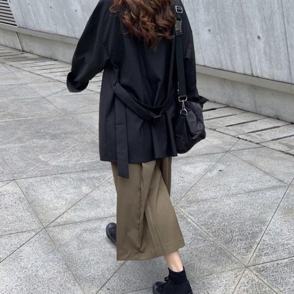 all-match loose tooling suit autumn simple solid color women blouses long sleeve lapel ladies tunic shirt women's trench coats, Tan;black
all-match loose tooling suit autumn simple solid color women blouses long sleeve lapel ladies tunic shirt women's trench coats, Tan;black