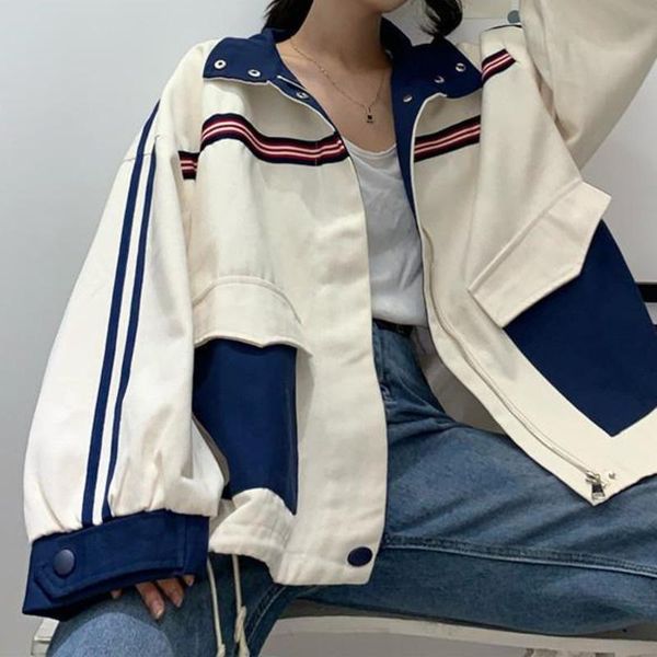 women's jackets 2021 autumn coat women long sleeve retro jacket korean harajuku streetwear gothic ladies windbreaker clothes tunic, Black;brown
women's jackets 2021 autumn coat women long sleeve retro jacket korean harajuku streetwear gothic ladies windbreaker clothes tunic, Black;brown