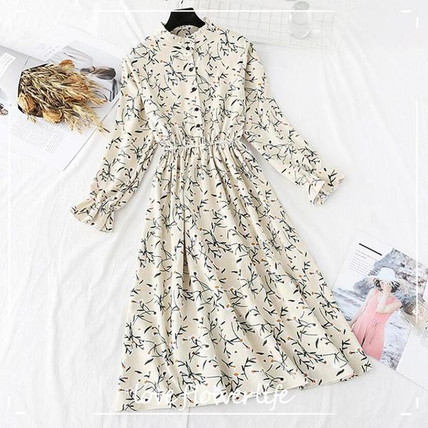 mori girl high elastic waist corduroy vintage dress a-line long sleeve floral printed women stand collar ruffle vestidos casual dresses, Black;gray
mori girl high elastic waist corduroy vintage dress a-line long sleeve floral printed women stand collar ruffle vestidos casual dresses, Black;gray