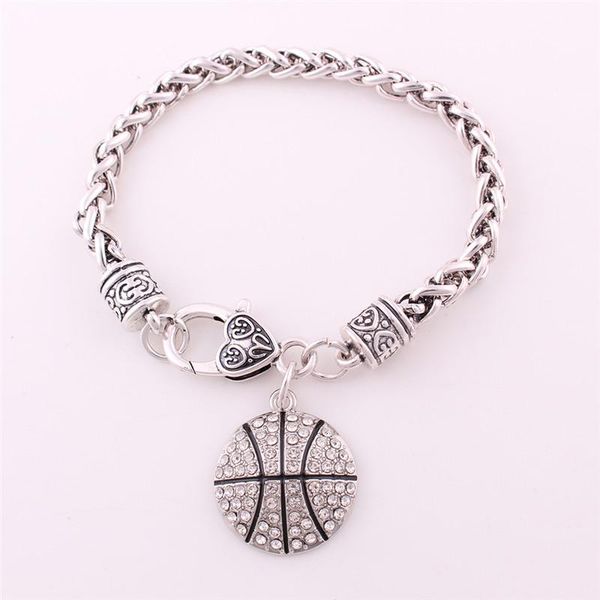 charm bracelets bracelet for basketball shape design with sparkling crystals sporty wheat link chain zinc alloy drop, Golden;silver
charm bracelets bracelet for basketball shape design with sparkling crystals sporty wheat link chain zinc alloy drop, Golden;silver
