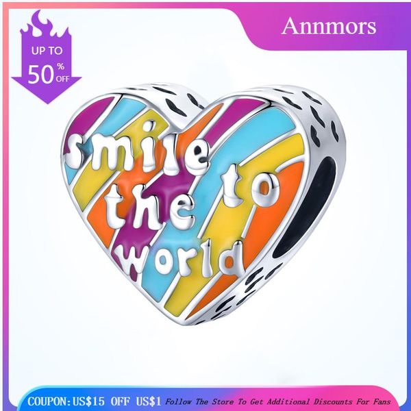 other heart shape rainbow enamel charms 925 sterling silver smile to the world fits bracelets original womam jewelry
other heart shape rainbow enamel charms 925 sterling silver smile to the world fits bracelets original womam jewelry