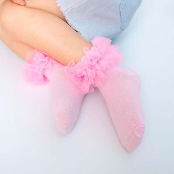 pairs big flower ruffle baby princess lace socks girls dancewear ballet costume performance foot sock booties, Pink;yellow
pairs big flower ruffle baby princess lace socks girls dancewear ballet costume performance foot sock booties, Pink;yellow