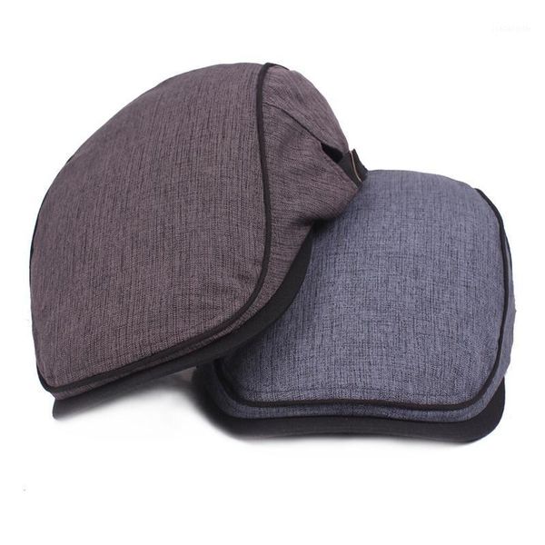 berets fashion men peaked cap solid color sun hat breathable retro shaded travel cotton and linen comfortable high quality, Blue;gray
berets fashion men peaked cap solid color sun hat breathable retro shaded travel cotton and linen comfortable high quality, Blue;gray