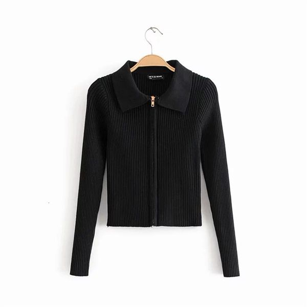 women's sweaters lucyever zipper women cardigans sweater autumn long sleeve corpped knitted fashion female casual slim blouse jei2, White;black
women's sweaters lucyever zipper women cardigans sweater autumn long sleeve corpped knitted fashion female casual slim blouse jei2, White;black