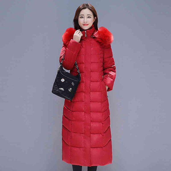 women's wool & blends down jacket long winter fashion warm parkas korean snow coat outerwear oversize padded clothes slim ladies o, Black
women's wool & blends down jacket long winter fashion warm parkas korean snow coat outerwear oversize padded clothes slim ladies o, Black