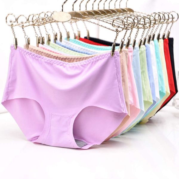 80-170 jin women's ice silk seamless underwear cotton crotch middle waist girl's briefs, Black;pink
80-170 jin women's ice silk seamless underwear cotton crotch middle waist girl's briefs, Black;pink