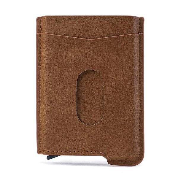 card holders multi-functional aluminum box men & women automatically pops up package ultra-thin portable business holder, Brown;gray
card holders multi-functional aluminum box men & women automatically pops up package ultra-thin portable business holder, Brown;gray