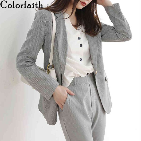 colorfaith new autumn winter women's sets 2 piece matching ankle-length pants check zipper elegant office lady suit ws1303 210413, White
colorfaith new autumn winter women's sets 2 piece matching ankle-length pants check zipper elegant office lady suit ws1303 210413, White