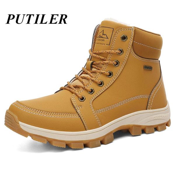 boots italian fashion men snow waterproof work shoes casual winter fur warm outdoor male ankle sneakers yellow botas, Black
boots italian fashion men snow waterproof work shoes casual winter fur warm outdoor male ankle sneakers yellow botas, Black